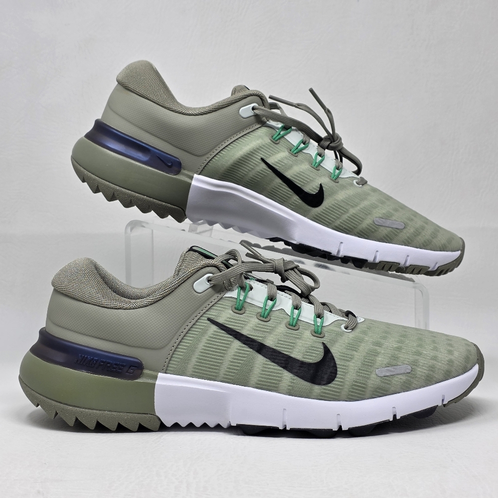 Nike Free Golf Next Nature Light Army Black Men Size 10 FN0332-300 B-GRADE New - Picture 2 of 10